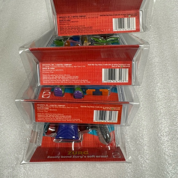 Lot of 4 Disney Pixar Toy Story 2 Figures. Zurg, Buzz, Woody and Bullseye. New! - Picture 7 of 7